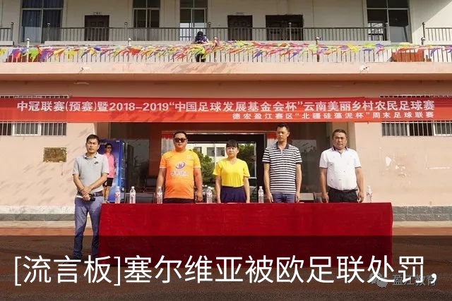 [流言板]塞尔维亚被欧足联处罚，客战德国的远征球迷区域将空场